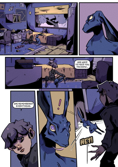 Excerpt from Tales from Twisted Ravens, comic book