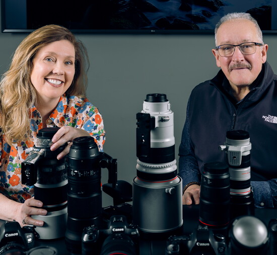 Susan Weigold and David Mazur of Seacoast Photography School. Photo by Kevin Edge