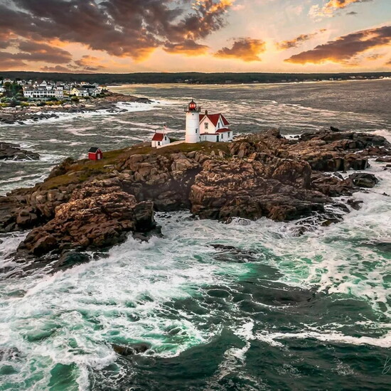 Nubble Lighthouse in York, Maine. Photo courtesy of David Mazur