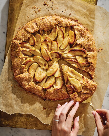 Hawaij-Spiced Apple Galette with Salted Honey Glaze. Photo by Johnny Miller.