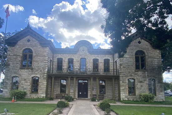 Pioneer Memorial Library once served as a courthouse for Gillespie County