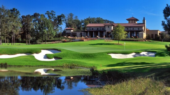 The 18th Hole at The Club at Carlton Woods (Fazio Course)