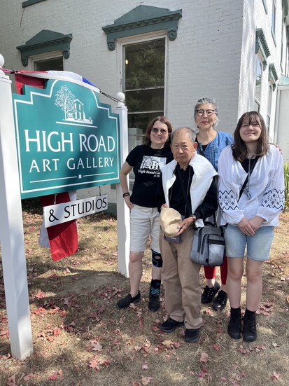 High Road Gallery at our outdoor event celebrating friendships