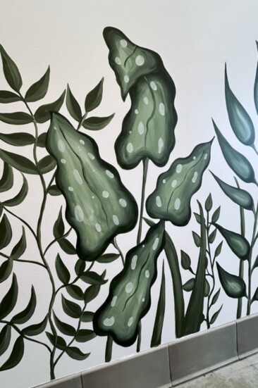 mural at Eden Smoothies