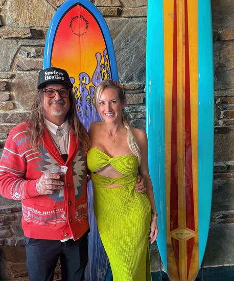 Izzy Paskowitz and Katy Jackson celebrate at the 2025 Local Autism Warriors fundraising gala.