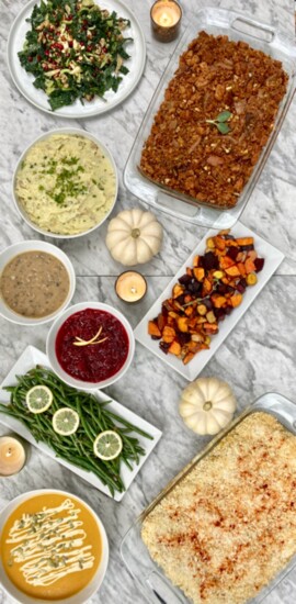 Thanksgiving spread. Photo Credit: Ryan Becklund of Botanical