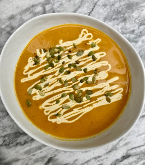 Butternut Squash Soup from Botanical. Photo Credit: Ryan Becklund of Botanical