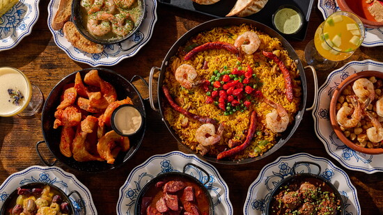 Assorted Spanish dishes