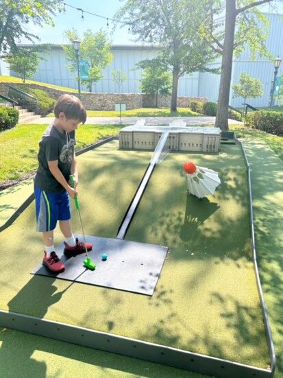 Nelson Atkins mini golf course