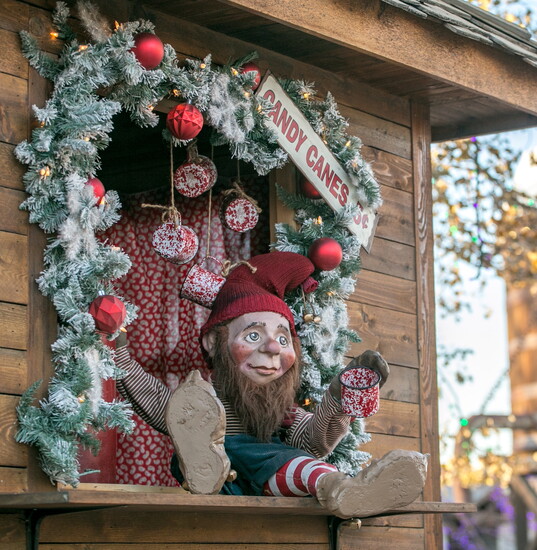 One of the elves at Gardner Village