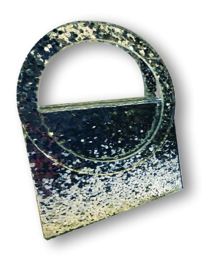 7. Silver Moon Studio Antiques - Glittery Acrylic Purses