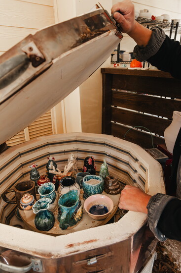 The pure curiosity and excitement of opening a kiln.