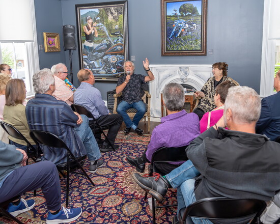 Monthaven Arts & Cultural Center artist meet and greet