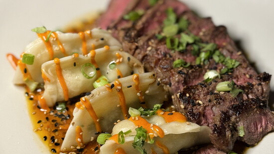 Steak & Dumplings.