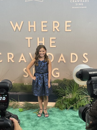 Jojo Regina at premier of Where the Crawdads Sing