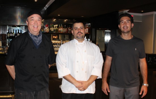 Michael Osborne (Sous Chef), Anthony DePasquale (Executive Chef), Brandon Smith (Owner)