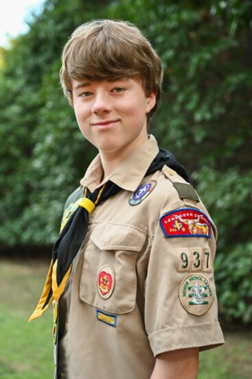 A proud moment for a Scout. 