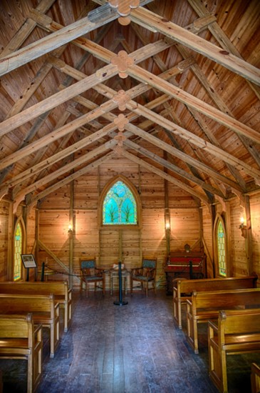 The interior of Mary's Chapel.