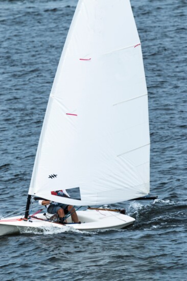 LBI bay sailing with a Sunfish