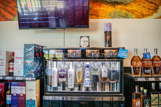 Guests explore Bottles & Barrels’ tasting stations, sampling 16 spirits, eight rotating bourbons, 16 wines, craft beers, and pre-batched cocktails.