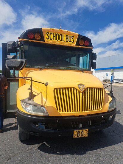 Locker #505 delivery bus