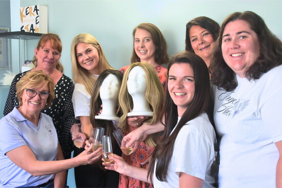 Back row L to R: Cindra Nicolay, Madisen Ketcher, Courtney Burnett, Jennifer Benner, Nicole Richards. Front row L to R: Carolyn Anderson and Taylor Malberg 