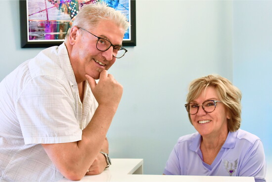Brian and Carolyn Anderson, founders of the non-profit, Angel Hair.