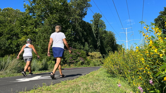 "Virginia's skinniest park" sees regular use by cyclists, walkers, runners, wheelchair users, and equestrians.