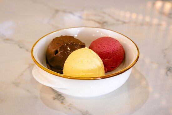 Chef Steve makes his own ice cream and sorbet!