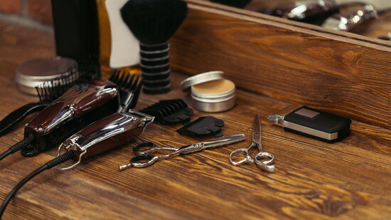 From clippers to scissors, traditional barbering tools remain essential to a sharp, finished look.