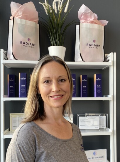 Danielle Thomspon, Manager and Licensed Aesthetician at Radiant Waxing in Bend. 