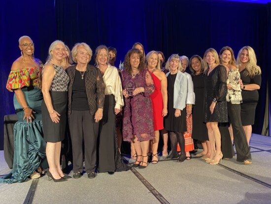 Members of 100 Women Strong at the Award Ceremony