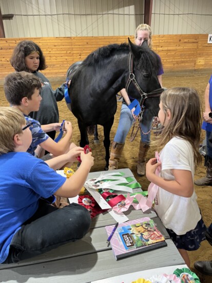 In equine-assisted learning, students learn about horses while also learning about themselves. Photo courtesy LTR