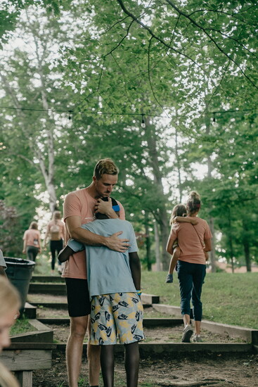 Founder Joe Savalle shares a moment.