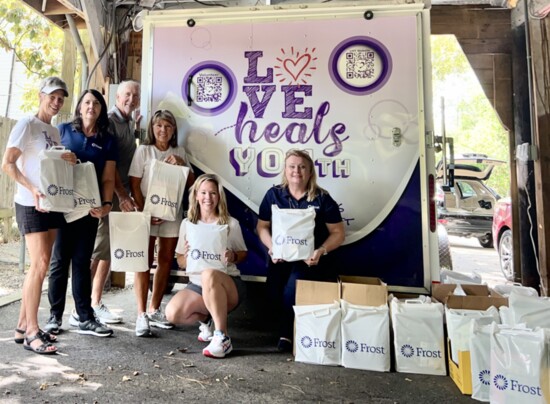 Love Heals Youth collecting items for Youth