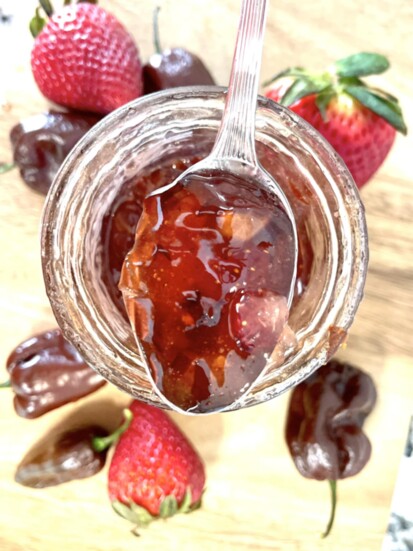 Strawberry Chocolate Habanero Jelly