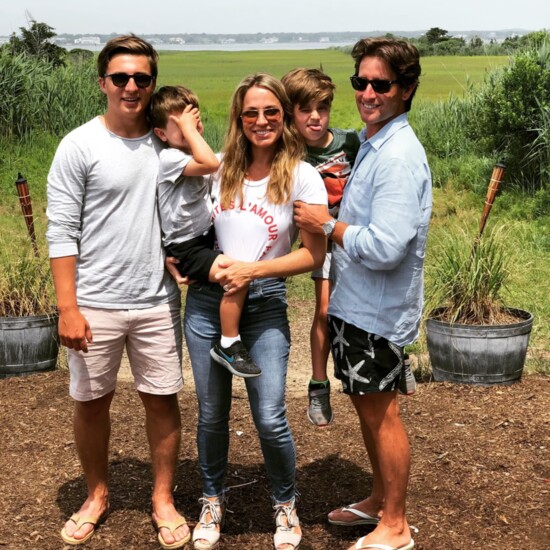 Dr. Nicole Saphier and her sons