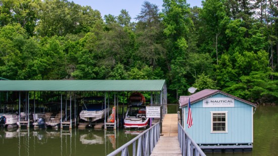 The Nautical Boat Club is located directly across from the PetSafe Concord Dog Park. 