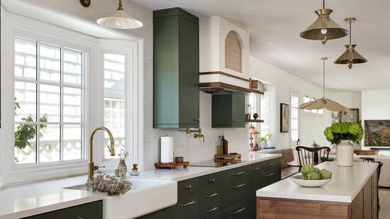 After: A kitchen transformed to better serve the homeowners’ young family.