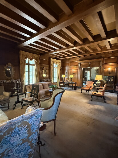 The main living room of Hills & Dales Estate
