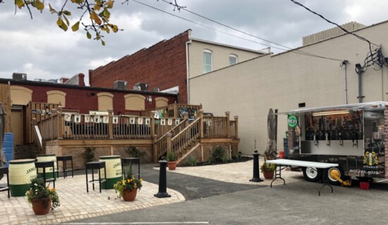 The pub has plenty of outdoor space for this year's St. Patrick's Day celebration.