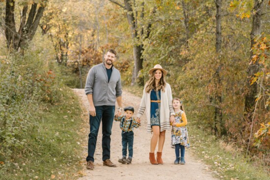 Kyle and Amanda Luebeck with children Deklan and Keira