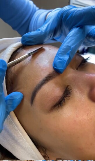 Dermaplaning Treatment, removes peach fuzz, leaves skin smooth.