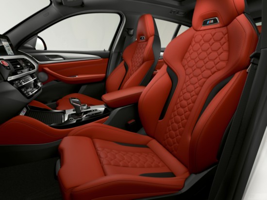 Interior of the all-new BMW X4 M.