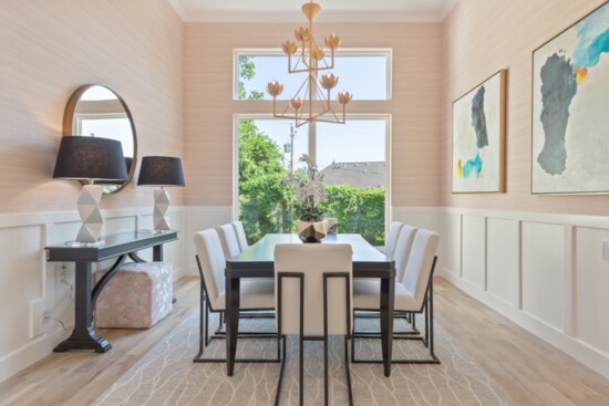 A chic dining room makes this house stand out against its competition. Photo: Green Country Real Estate Photography.