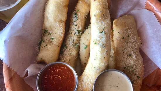 LowBrow Pizza & Beer's Pizza Bones