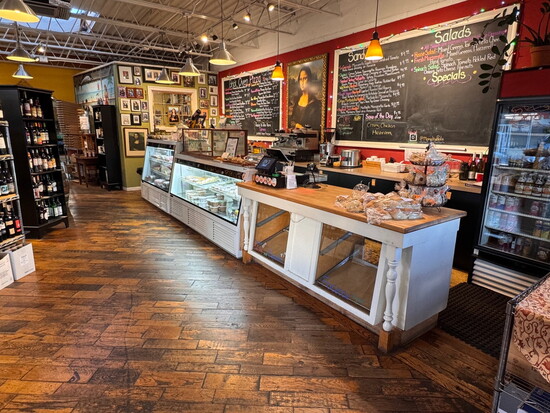 Inside Mona Lisa Pasta. Photo courtesy of Mona Lisa Pasta.