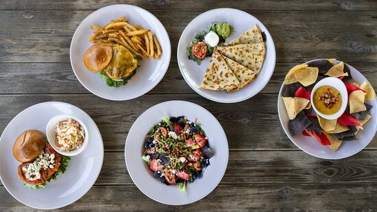 Enjoy Highland Meadows Grill’s familiar favorites, from hearty burgers, their Rancher Quesadilla, Chips and Queso, and fresh salads.