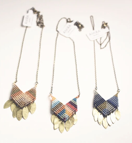 Original handcrafted jewelry by Amira Axe available at Flipping Creative