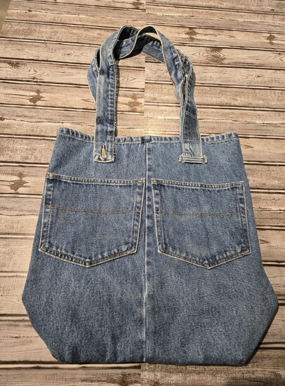 Recycled denim tote bag by reFabjack